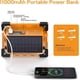 thumbnail image 3 of 80W Rechargeable Solar Construction Site LED Flood Light, 4 Modes Portable LED Work Light Waterproof USB 11000mah Battery, 3 of 5