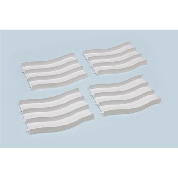 JR Circuit Wave Section Japan Cup, White - 4 Piece
