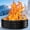 Black, variant on 60 Inch Extra Large Heavy Duty Fire Pit Ring, 12" Tall High Heat Resistant Wood Burning Outdoor Fire Bowl, Galvanized Steel Portable for Backyard, Patio, Bonfire and Camping