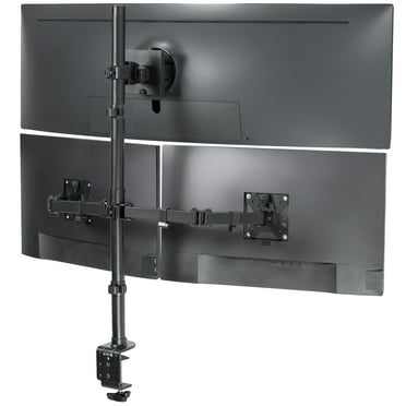 VIVO Triple Computer Monitor Desk Mount, 1 Ultrawide to 49", 2 Standard to 27"