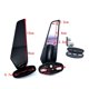 thumbnail image 2 of Para BMW S1000RR S1000 RR HP4 2009-2018 Espejo retrovisor de Piezas de motocicleta con ala de viento giratoria ajustable de 360 ​​°, práctico negro, 2 of 5
