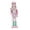 Pink body and green, variant on Christmas Nutcrackers Ornament Small Wooden Soldier Nutcrackers Figure Christmas Decors Xmases Nut Cracker Centerpieces