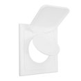 thumbnail image 1 of Dual Door Dryer Vent Cover Dryer Exhaust Vent Cover Home Dryer Vent Cover Abs Dryer Vent Cover Dual Door Dryer Vent Cover ABS Outdoor Dryer Exhaust Vent Cover With 4 Screws For 4, 1 of 8