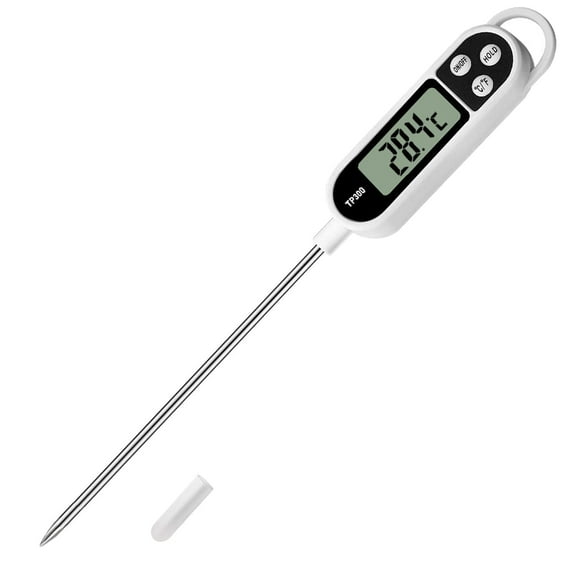 UISHUSO Digital Instant Read Meat Thermometer for Grilling, Cooking, Baking, Liquids, Oven Thermometer