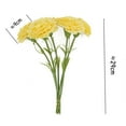 thumbnail image 4 of Jeachry 5Pcs Artificial Carnation Fake Silk Flower Wedding Indoor Home Office Table Centerpiece Faux Flower Decoration Gift, 4 of 6