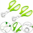 thumbnail image 2 of Elegant Quail Egg Slicer, Stainless Steel Quail-Egg Cutter, Kitchen Egg Shears Tool For Small Eggs, Easy-to-Grip ABS Plastic Handles, No Mess, Compact Structure, Dishwasher Safe (2 Pieces), 2 of 5