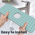 thumbnail image 6 of Pofeuu Blue Print Print Splash Guard for Sink Faucet Sink Gadgets-Splash Guard Behind Faucet Drip Catcher for Kitchen, Bathroom,Sink Mat, 6 of 7