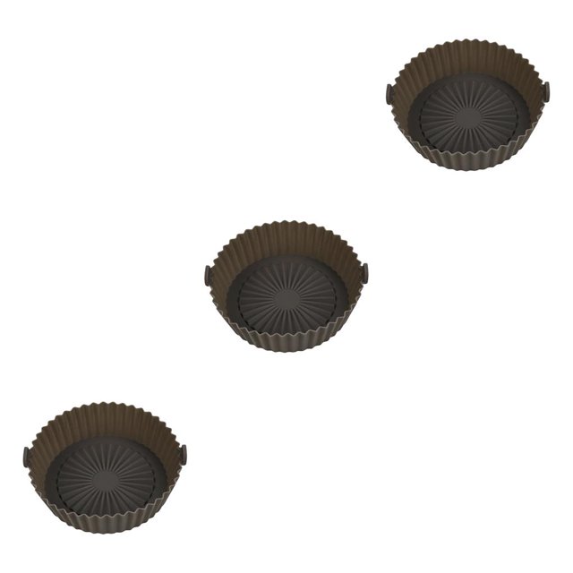 Injueey Freidora de aire resistente al calor, olla de silicona, revestimiento antiadherente, hornos, bandeja para hornear, cestas de pollo, panadería, Type1 NO1 Injueey CBP090259