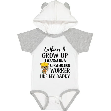 

Inktastic Future Construction Worker Like Daddy Gift Baby Boy Bodysuit
