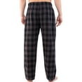 thumbnail image 2 of LazyOne Flannel Pajama Pants for Men, Male Pajamas, Grey Plaid, Small, 2 of 7
