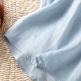 thumbnail image 5 of BUIGTTKLOP Cotton Linen Tank Tops for Women Sleeveless Shirts Crewneck Pleated Loose Fitted Summer Tanks, 5 of 6