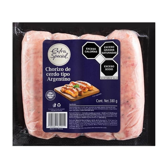 Chorizo de cerdo Extra Special tipo argentino 380 g