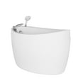 thumbnail image 5 of "EMPAVA 59"" W x 31.5"" D x 30.71"" H in. Oval Freestanding Air Jets Bathtub Deep Soaking Tub in White", 5 of 9