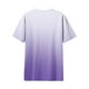 thumbnail image 3 of Blusas de Manga Corta para las Mujeres, Moda Impresa Cuello Redondo Camiseta Casual Top Hecho de Cómodo Estante de Algodón de Imitación para Todas las Estaciones, Blusas de Algodón para las Mujeres, 3 of 5