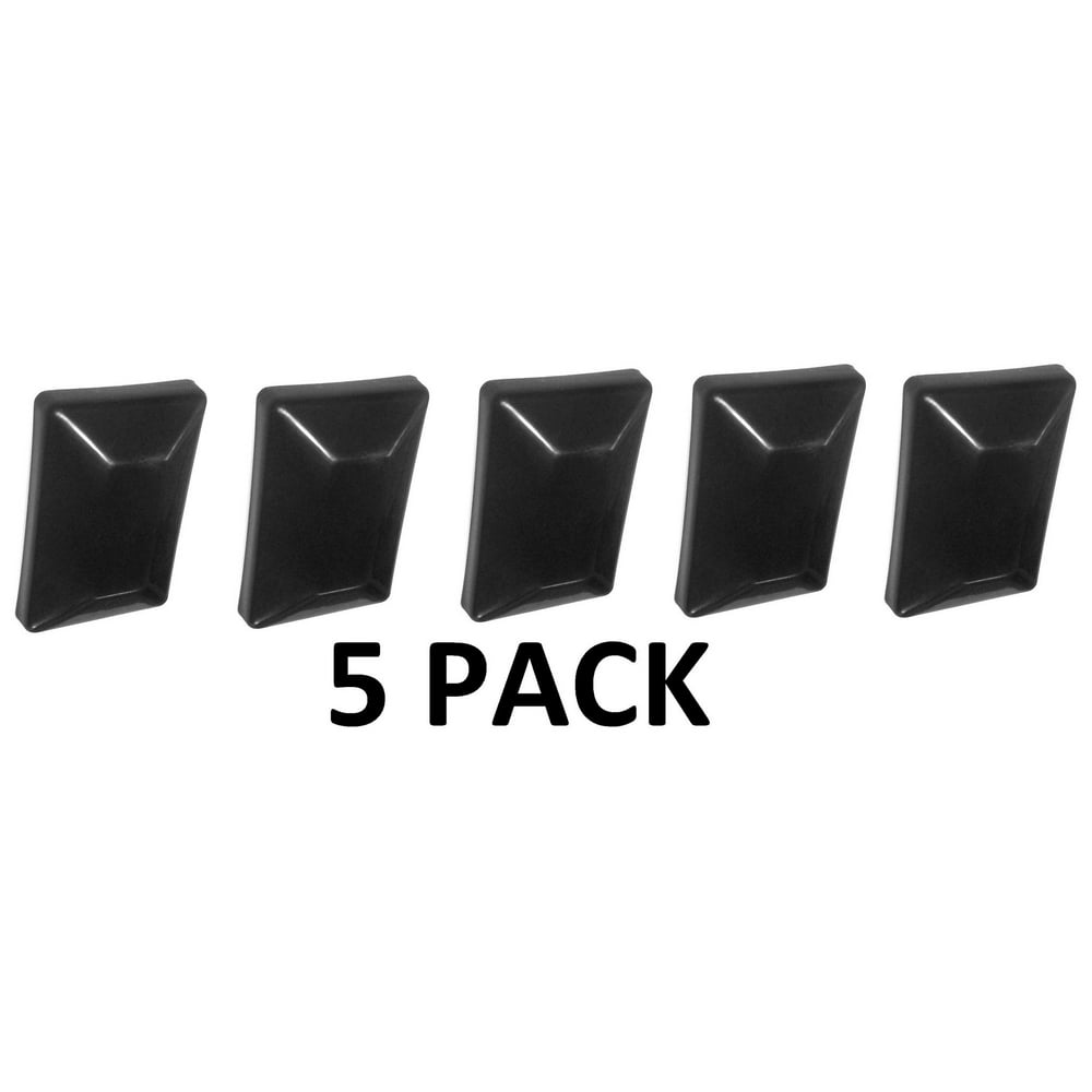 JSP Manufacturing Black 4x6 Fence Post Caps(35/8"x 55/8") Multipack