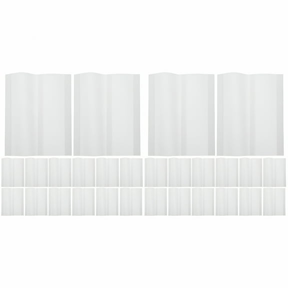 CCOCC White 200 Pcs Snack Bags Lunch Walking Taco Paper Treat Disposable