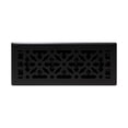thumbnail image 2 of Decor Grates (4-Pack) 4x12 Gothic Floor Register Vent Cover, Adjustable Airflow Control, Textured Black (AGH412-BLK), 2 of 5