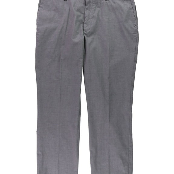 Ralph Lauren Mens Stretch Dress Pants Slacks, Grey, 30W x 30L