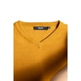 thumbnail image 3 of X RAY JEANS  Boy's Basic V-Neck Sweater, Mustard, L (10-12), 3 of 9