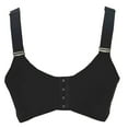 thumbnail image 2 of BIMEI Women Mastectomy Bra Breast Prosthesis with Pockets Wirefree Comfort Plus Size Everyday Bra 2452,Black,38 for B/C/D, 2 of 5