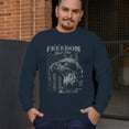 thumbnail image 4 of Freedom Isn’t Free Eagle Long Sleeve T-shirt Patriotic American Bird Prey DD 214 POW MIA Military Hero Veterans Day, 4 of 7