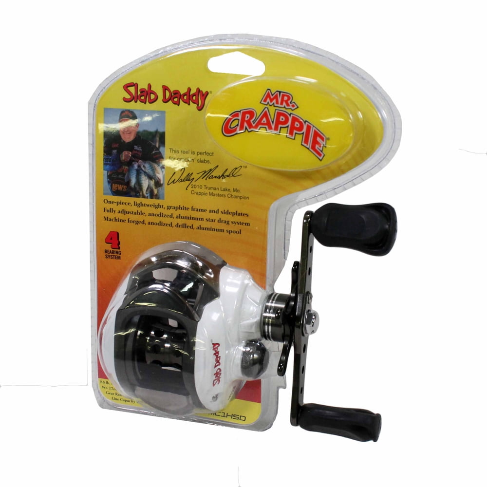 Lews Fishing Mr.Crappie Slab Daddy Baitcast Reel 6.31 Gear Ratio, 10