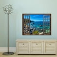 thumbnail image 3 of IDEA4WALL Fake Brown Window Beach Peel and Stick Wallpaper Removable Wall Mural Sticker Decal, 3 of 4