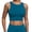 Navy, variant on Tank Tops for Women Racerback Open Back Round Neck with Padded Design Soft Stretchy Daily Layering Exercise Casual Outings Summer Crop