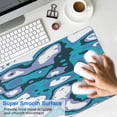 thumbnail image 4 of Blue Purple White Camouflage&nbsp;mouse Padswaterproofno Slip&nbsp;for Office Home Work GamingmousepadsRubber Base Mousepad with Stitched Edges 31.5x11.8inches, 4 of 7