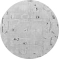 thumbnail image 1 of Ahgly Company Indoor Round Oriental Gray Traditional Area Rugs, 4' Round, 1 of 4