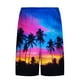 thumbnail image 4 of Pantalones Cortos para Hombre Cintura Elástica con Bolsillos, Forro de Impresión de Moda Casual para la Playa, Al Aire Libre Y el Uso Diario, 4 of 6
