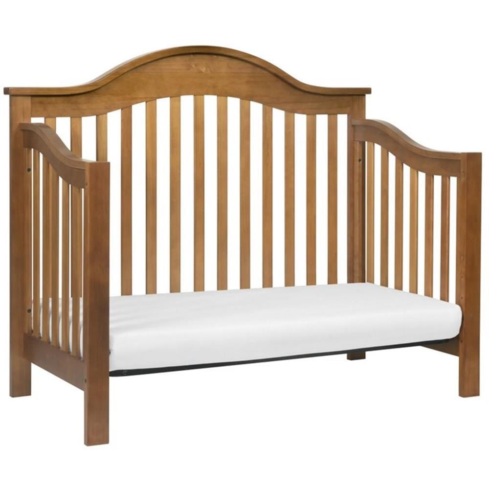 Free Shipping DaVinci Jayden Solid Wood 4 in 1 Convertible Crib in Chestnut Walmart