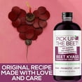 Pick Up The Beet Organic Beet Juice Kvass with Live Probiotics, Vegan