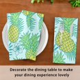 thumbnail image 3 of Iauyy Satin Napkins Set of 1- Hawaiian Pattern 5 DIY Printing Decoration Cloth Napkin- Easy Care for Home/Party, 3 of 8