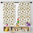 thumbnail image 5 of Blackout Kids Curtains,Cartoon Construction Vehicles Cranes Childrens Insulated Curtains Set Of 2,Bedroom Essentials,Toddler Room Decor 42"x54", 5 of 5