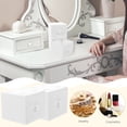 thumbnail image 4 of COOPHYA 2Pcs Stackable Drawers for Makeup and Jewelry with Space-saving and Dustproof Features, 4 of 8