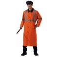thumbnail image 1 of Rothco Reversible Reflective Rain Parka - Black / Orange, Medium, 1 of 3