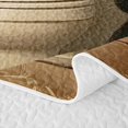 thumbnail image 5 of Erosebridal Kawaii Ghost Quilt King, Happy Halloween Butterfly King Coverlet Set for Boys Girls, Beige Black Warm Brown, 3-Piece 1 Bedspread and 2 Pillowcases, 5 of 7