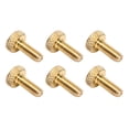 thumbnail image 2 of Electric Guitar Fine Tuning Screw, 6 Pcs M4 Thread Tremolo Bridge String Locking Screw Metal Glossy  For Replacement Black,Silver,Gold, 2 of 8