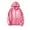 #0264-Pink, variant on Plus Size Clothes for Gift Women Fleece Lined Zip Up Hoodie Y2k Spider Web Graphic Lightweight Hooded Jackets with Pockets