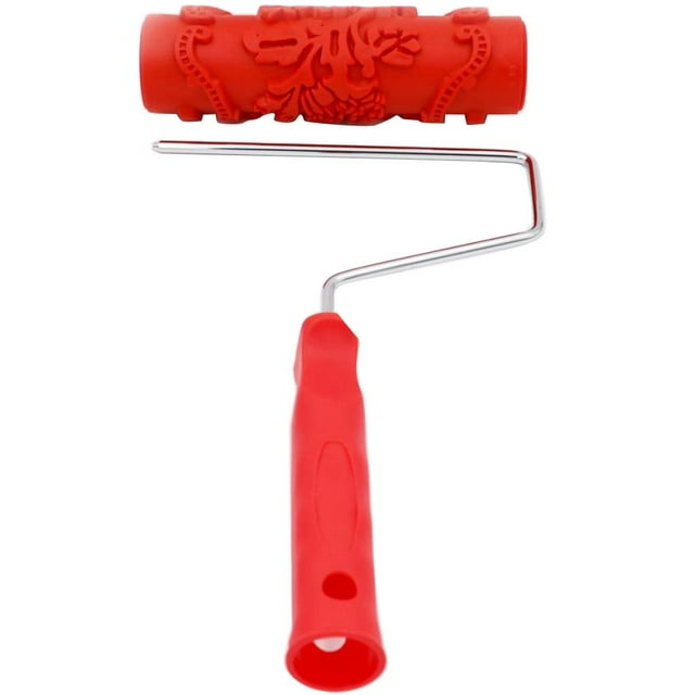 GROWTH TANK 7 Inch Roller, Cleaning Roller, Paint Roller, Wall Decoration, DIY Tool Big Flower