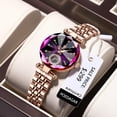 thumbnail image 6 of Poedagar watch for women luxury jewelry design rose gold steel quartz wristwatches waterproof fashion ladies watches, 6 of 10
