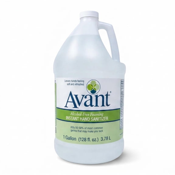Gel Antibacterial Espumoso Sin Alcohol Avant 3.78L