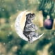 thumbnail image 2 of Teissuly Christmas Iron Art Sit on The Lovely Dog Ornament for Dog Lovers Christmas Tree Pendent Decor(5Pcs) Teissuly WER202310233468, 2 of 4