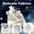 thumbnail image 3 of Polar Bear Luxurious Velvet Throw Pillow Inserts with Unique Patterns - Set of 2 (16x16, 18x18, 20x20 Inches) for Bed, Chair Pillow Covers for Any Occasion, 3 of 6