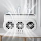 thumbnail image 4 of Car Exhaust Fan Solar Powered USB Charging Window Ventilator 3 Fans,A, 4 of 5