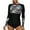Black, variant on BeautyIn Women's Long Sleeves Rashguard UPF 50+ Swimwear Athletic Top