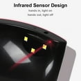 thumbnail image 4 of Lámpara UV para uñas profesional 36W con pantalla LCD - Secado rápido para gel y esmalte, sensor automático y 3 temporizadores (30s/60s/99s) - Base desmontable fácil de limpiar - Incluye manual de, 4 of 6