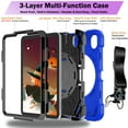 thumbnail image 5 of For iPad Mini 7th/6th Gen 8.3"(2024/2021) Case,Kids Friendly,With Rotatable Adjustable Hand Strap,Retractable Kickstand,Shoulder Strap,Shockproof Anti-fall Rugged Heavy Duty Case,Blue, 5 of 11