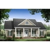 The House Designers: THD-7028 Builder-Ready Blueprints to Build a Small Traditional Country House Plan with Slab Foundation (5 Printed Sets)